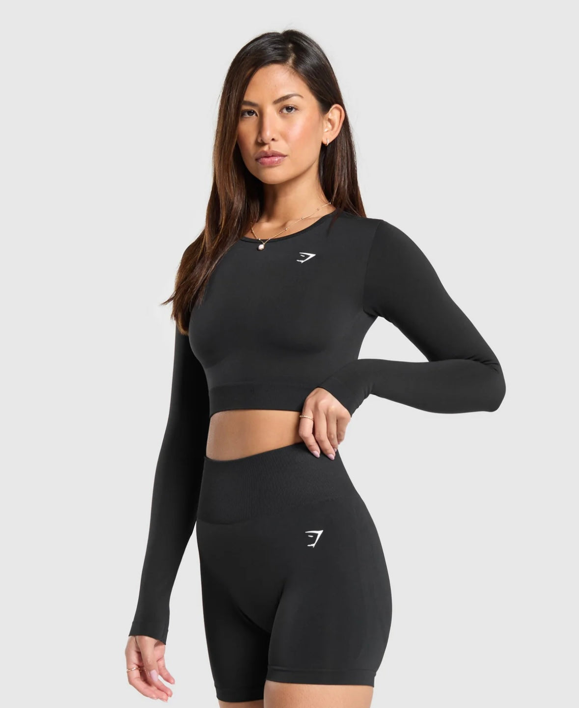 EVERYDAY SEAMLESS LONG SLEEVE CROP TOP