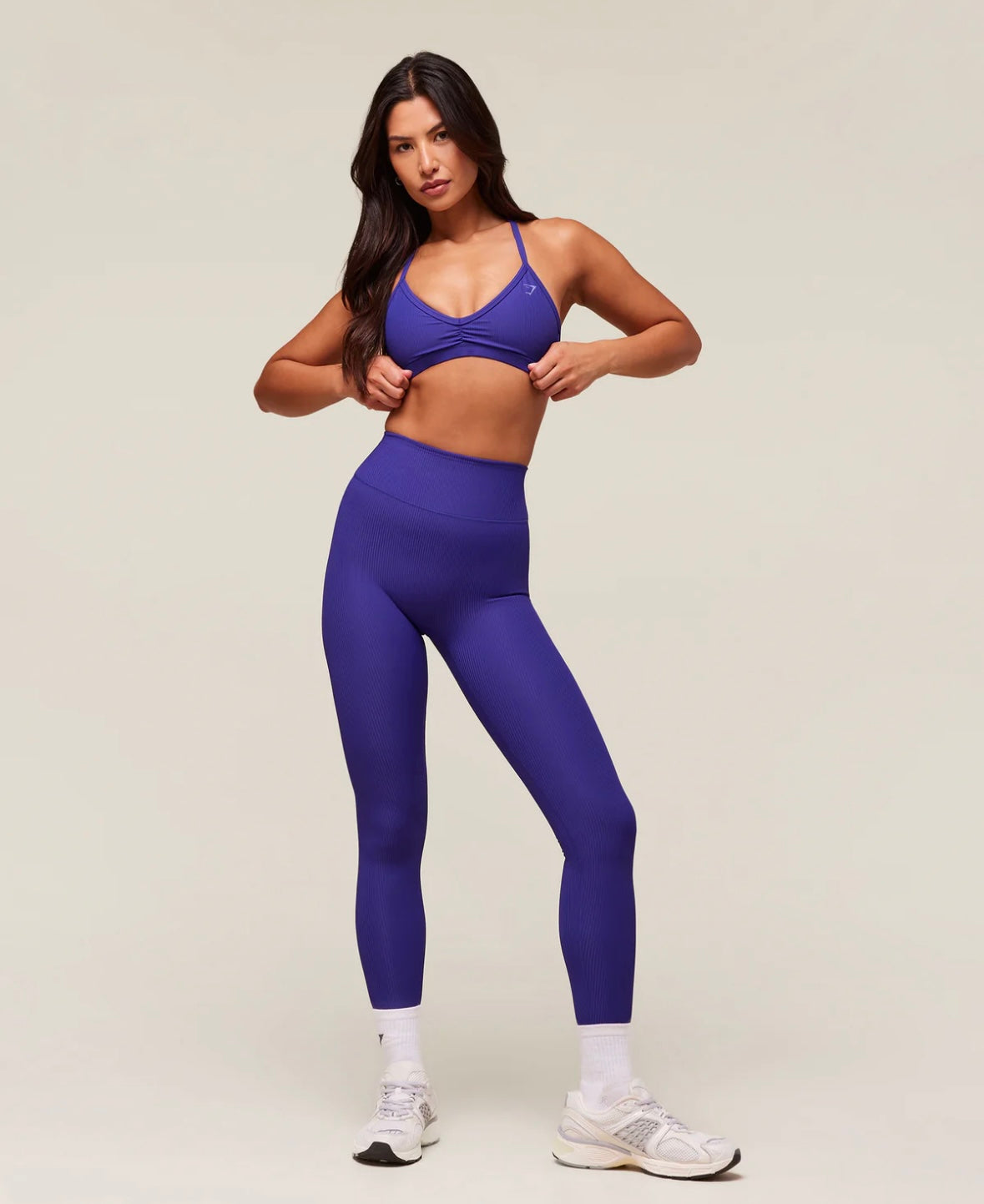 RIBBED MINIMAL SPORTS BRA