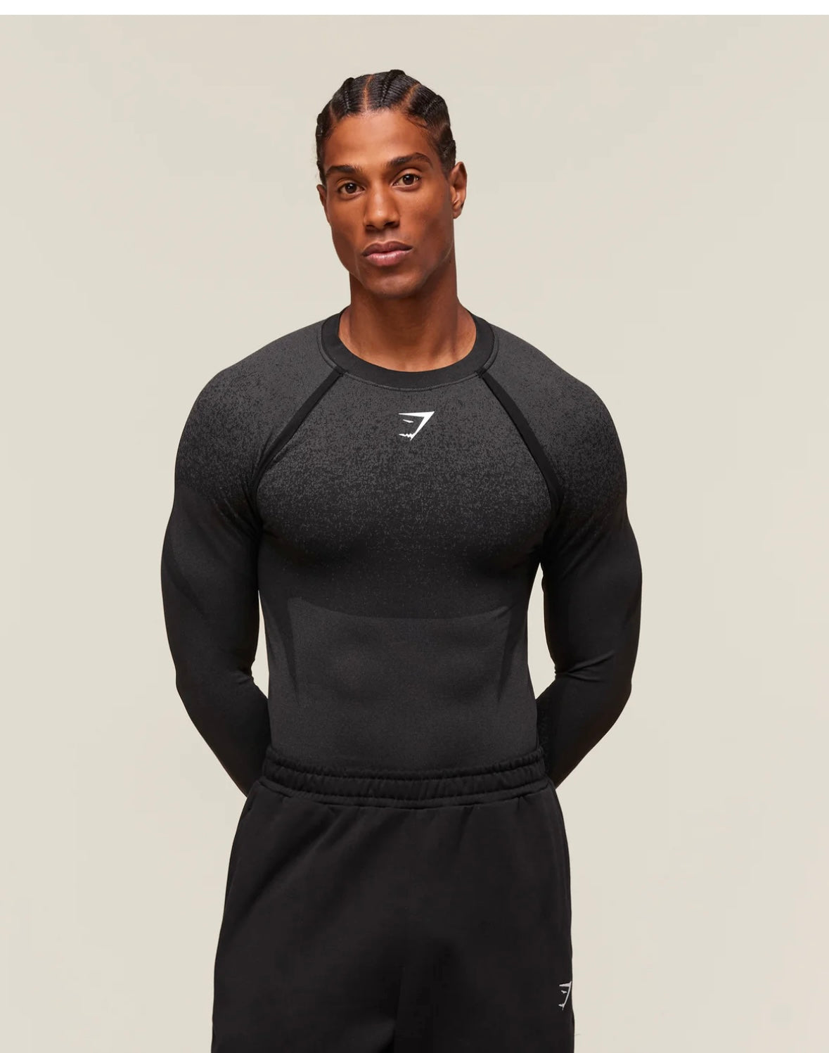 SHADOW SEAMLESS LONG SLEEVE T-SHIRT