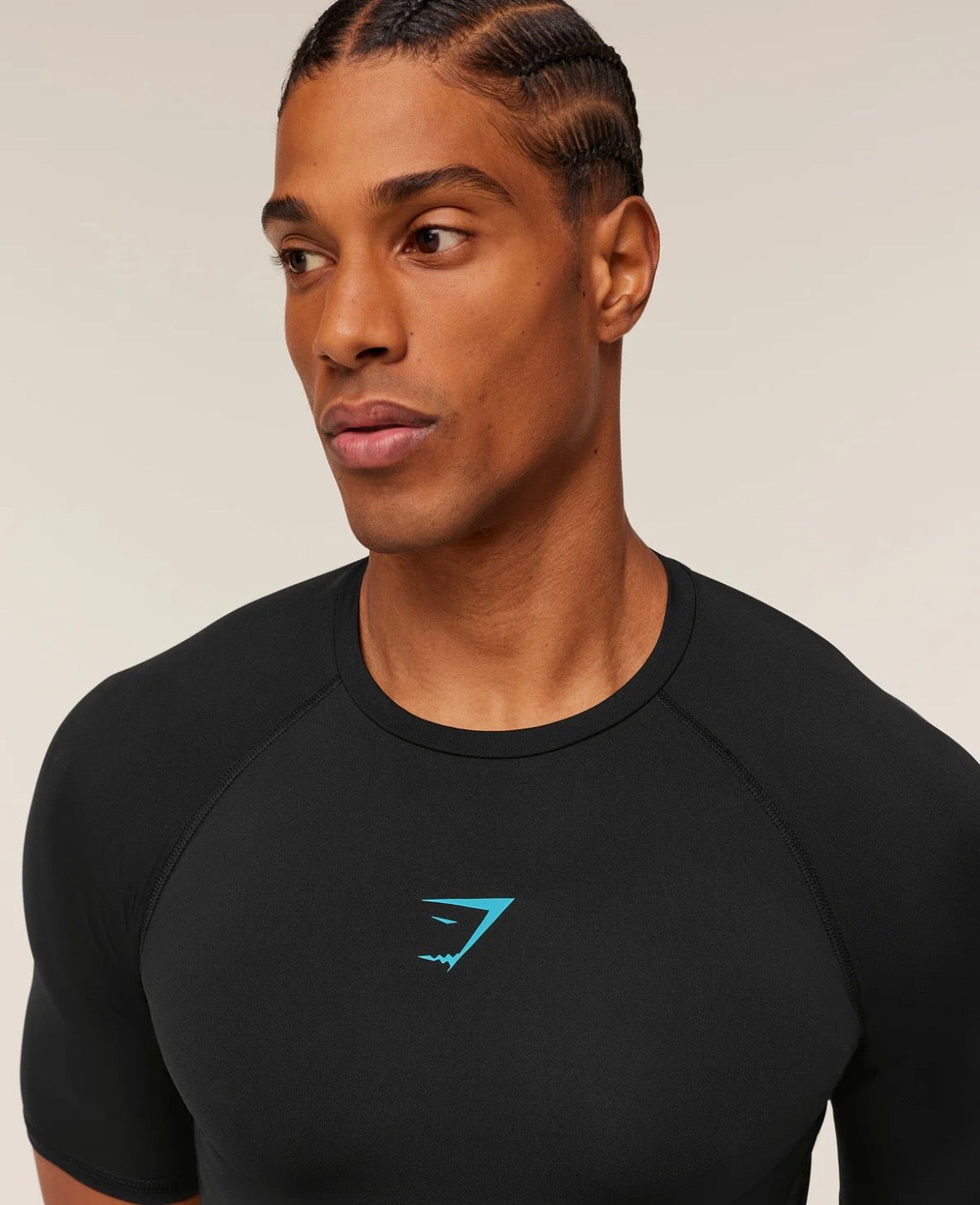 GYMSHARK ELEMENTAL BASELAYER ONYX COLOR