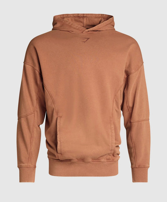 HERITAGE WASHED HOODIE GYMSHARK