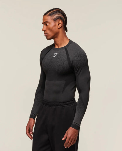 SHADOW SEAMLESS  LONG SLEEVE T-SHIRT